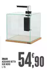 Zolux -  Acquario Betta Kub Nero