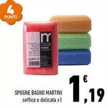 Martini - SPUGNE BAGNO