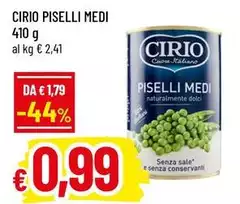 Cirio - Piselli Medi Cirio - Piselli Medi