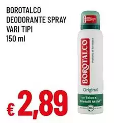 Borotalco - Deodorante Spray Borotalco - Deodorante Spray