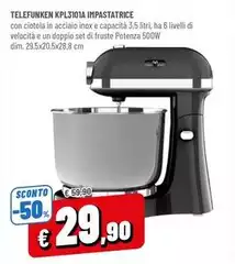 Telefunken - KPLA310A Impastatrice Telefunken - KPLA310A Impastatrice