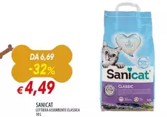 Sanicat - Lettiera Assorbente Classica Sanicat - Lettiera Assorbente Classica