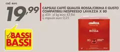 Lavazza - Capsule Caffè Qualità Rossa/crema E Gusto Compatibili Nespresso Lavazza - Capsule Caffè Qualità Rossa/crema E Gusto Compatibili Nespresso