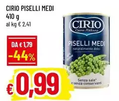Cirio - Piselli Medi Cirio - Piselli Medi