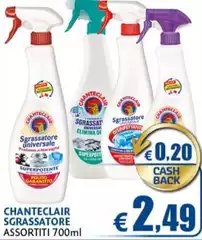 Chanteclair - Sgrassatore