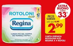Regina - Carta Igienica Rotoloni Eco