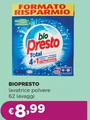 Bio Presto - Lavatrice Polvere Bio Presto - Lavatrice Polvere