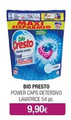 Bio Presto - Power Caps Detersivo Lavatrice Bio Presto - Power Caps Detersivo Lavatrice