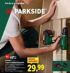 Parkside - Trapano Avvitatore Ricaricabile