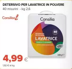 Consilia - Detersivo Per Lavatrice In Polvere Consilia - Detersivo Per Lavatrice In Polvere