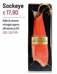 Sockeye - Baffa Di Salmone Selvaggio Appeso Affumicato Sockeye - Baffa Di Salmone Selvaggio Appeso Affumicato