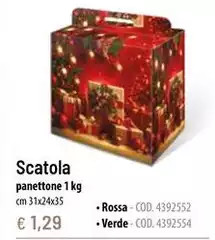 Scatola Panettone Scatola Panettone
