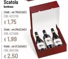 Scatola Bordeaux