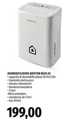 Ariston - Deumidificatore Deos 20 Ariston - Deumidificatore Deos 20
