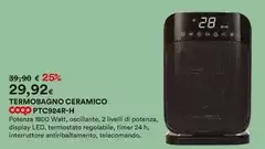 Coop - Termobagno Ceramico Ptc924r-h