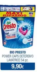 Bio Presto - Power Caps Detersivo Lavatrice Bio Presto - Power Caps Detersivo Lavatrice