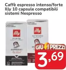 Illy - Caffè Espresso Intenso/Forte 10 Capsule Compatibili Sistemi Illy - Caffè Espresso Intenso/Forte 10 Capsule Compatibili Sistemi
