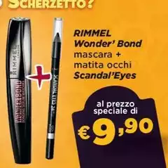 Rimmel - Wonder' Bond Mascara + Matita Occhi Scandal'Eyes Rimmel - Wonder' Bond Mascara + Matita Occhi Scandal'Eyes