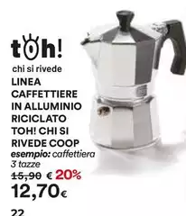 Linea -  Caffettiere In Alluminio Riciclato Linea -  Caffettiere In Alluminio Riciclato