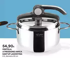 Lagostina - Pentola A Pressione Amica Easy'Up Lagostina - Pentola A Pressione Amica Easy'Up