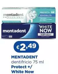 Mentadent - Dentifricio Protect +/ White Now Mentadent - Dentifricio Protect +/ White Now