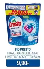 Bio Presto - Power Caps Detersivo Lavatrice Assortito Bio Presto - Power Caps Detersivo Lavatrice Assortito