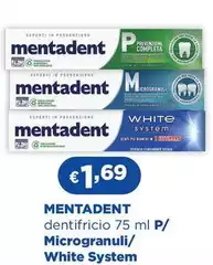Mentadent - Dentifricio Microgranuli Mentadent - Dentifricio Microgranuli