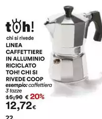 Linea -  Caffettiere In Alluminio Riciclato Linea -  Caffettiere In Alluminio Riciclato
