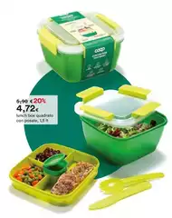 Coop - Lunch Box Quadrato Con Pasta