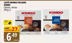 Kimbo - Caffè Aroma Italiano Kimbo - Caffè Aroma Italiano