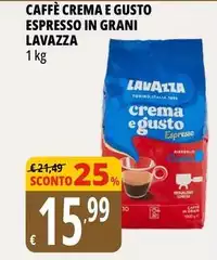 Lavazza - Caffè Crema E Gusto Espresso In Grani Lavazza - Caffè Crema E Gusto Espresso In Grani