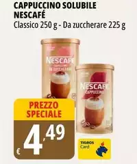 Nescafé - Cappuccino Solubile Nescafé - Cappuccino Solubile