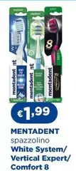 Mentadent - Spazzolino White System/ Vertical Expert/ Comfort 8 Mentadent - Spazzolino White System/ Vertical Expert/ Comfort 8