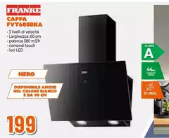 Franke - Cappa FVT605BKA