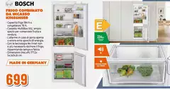 Bosch - Serie 2 KIN86NSE0 Frigorifero Con Congelatore Da Incasso 260 L E Bianco