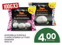 Mandara - Mozzarella Di Bufala Classica/senza Lattosio