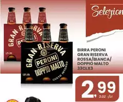 Peroni - Birra Gran Riserva Rossa/bianca/ Doppio Malto