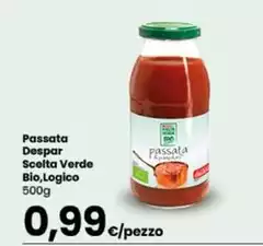 Despar - Passata Scelta Verde Bio, Logico