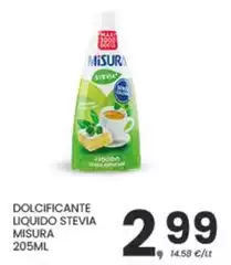 Dolcital - Liquido Stevia Misura Dolcital - Liquido Stevia Misura