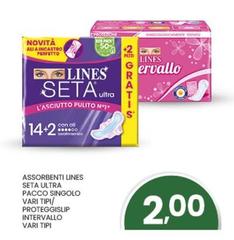 Lines - Assorbenti Seta Ultra Pacco Singolo