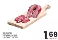 Lucana salumi - Salsiccia Lucana Salumi Piccante/Dolce Lucana salumi - Salsiccia Lucana Salumi Piccante/Dolce