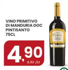 Vino Primitivo Di Manduria DOC Vino Primitivo Di Manduria DOC