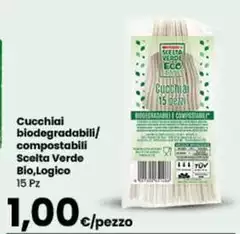 Bio verde - Cucchiai Biodegradabili/Compostabili Bio verde - Cucchiai Biodegradabili/Compostabili