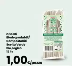 Vio logic - Coltelli Biodegradabili/Compostabili Scelta Verde