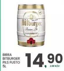 Bitburger - Birra  Pils Fusto