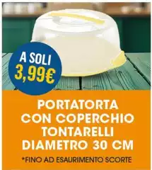 Tontarelli - Portaporta Con Coperchio  Diametro 30 Cm