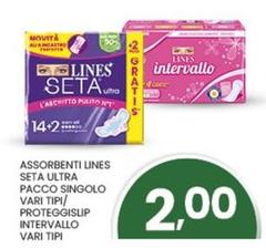 Lines - Assorbenti Seta Ultra Pacco Singolo