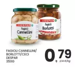 Despar - Fagioli Cannellini/ Borlotti/ Ceci Despar - Fagioli Cannellini/ Borlotti/ Ceci