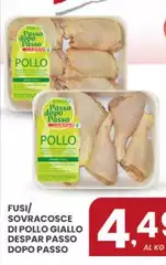 Despar - Sovracosce Di Pollo Giallo Despar - Sovracosce Di Pollo Giallo