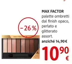 Max Factor - Palette Ombretti Dal Finish Opaco